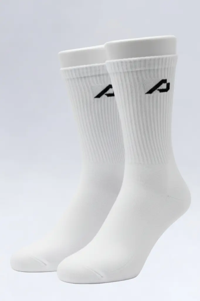 [8721352440024] Daily Comfort Crew Sock (White, S)